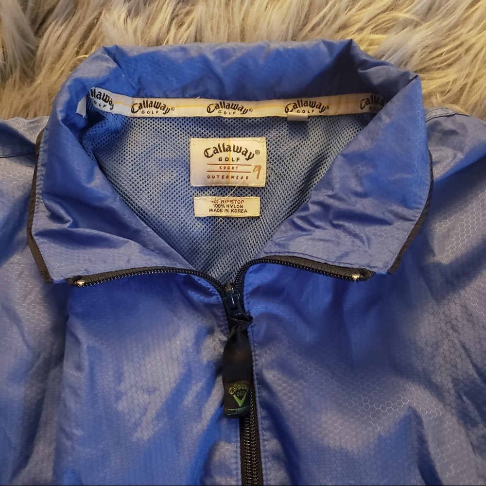 Vintage callaway golf windbreaker full zip blue - Picture 2 of 6